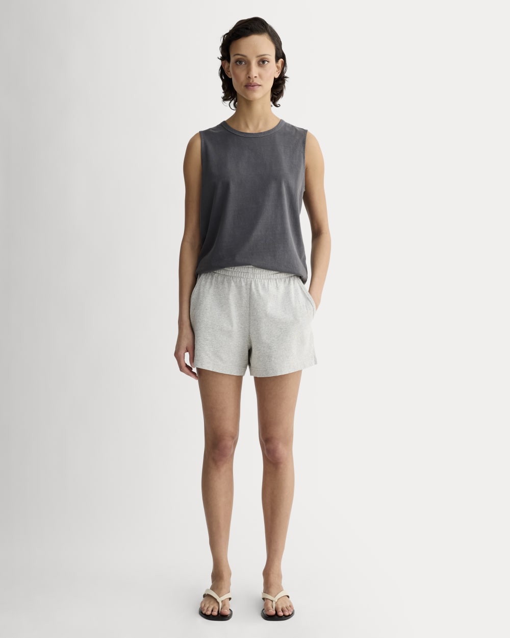 The Off-Duty Short | Pale Heather Grey