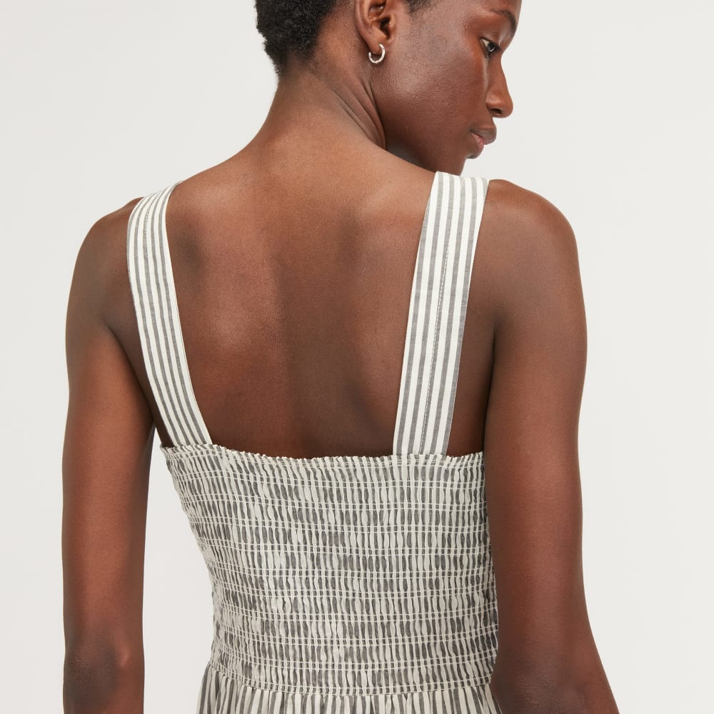 The Smock Dress | Black / Bone
