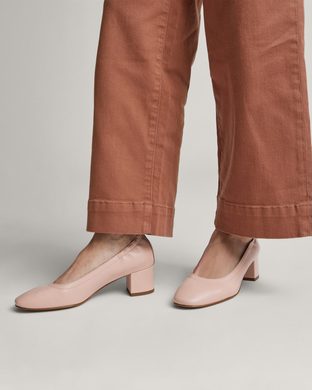 The Day Heel in Narrow Fit | Pale Pink