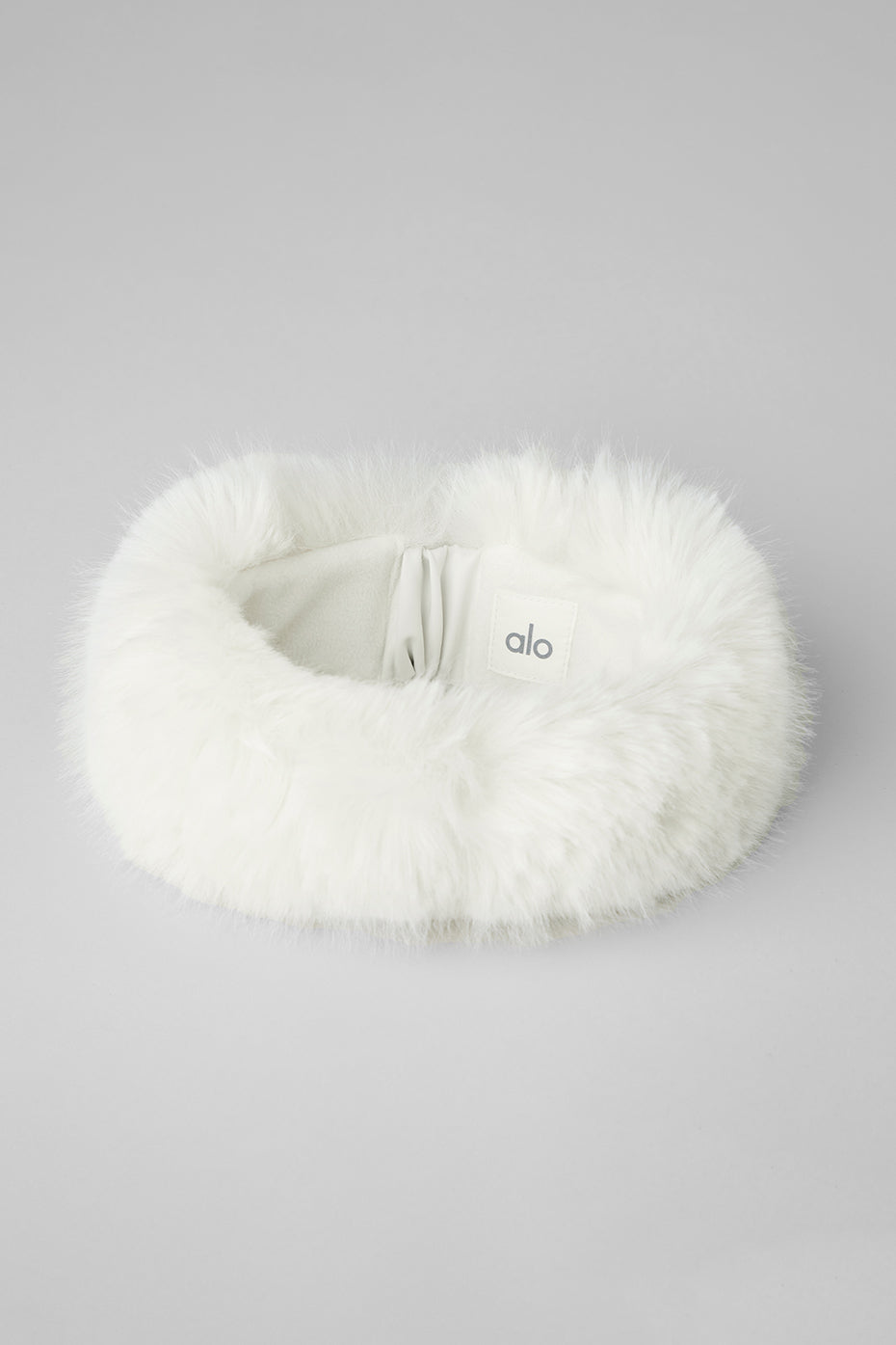 Opulent Faux Fur Wintersun Headband - Ivory