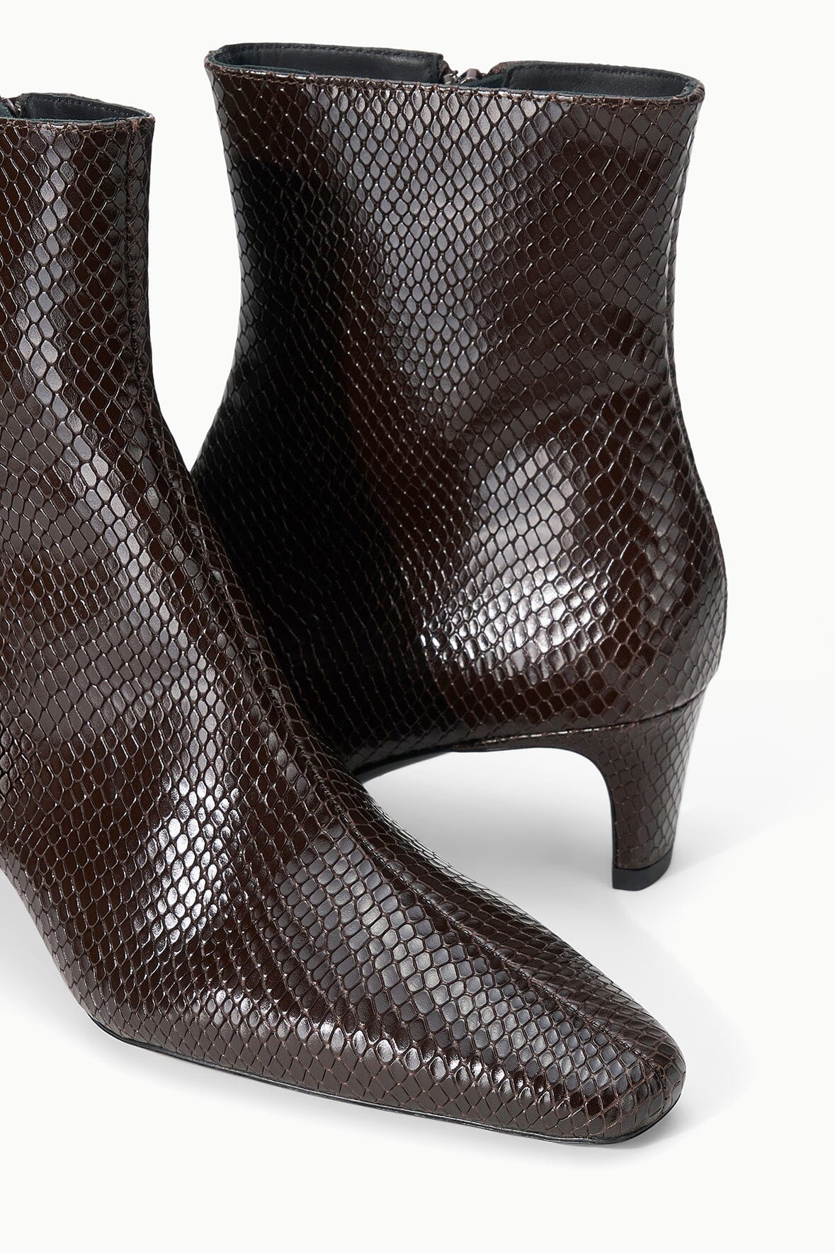 Wally Ankle Boot | Espresso Snake
