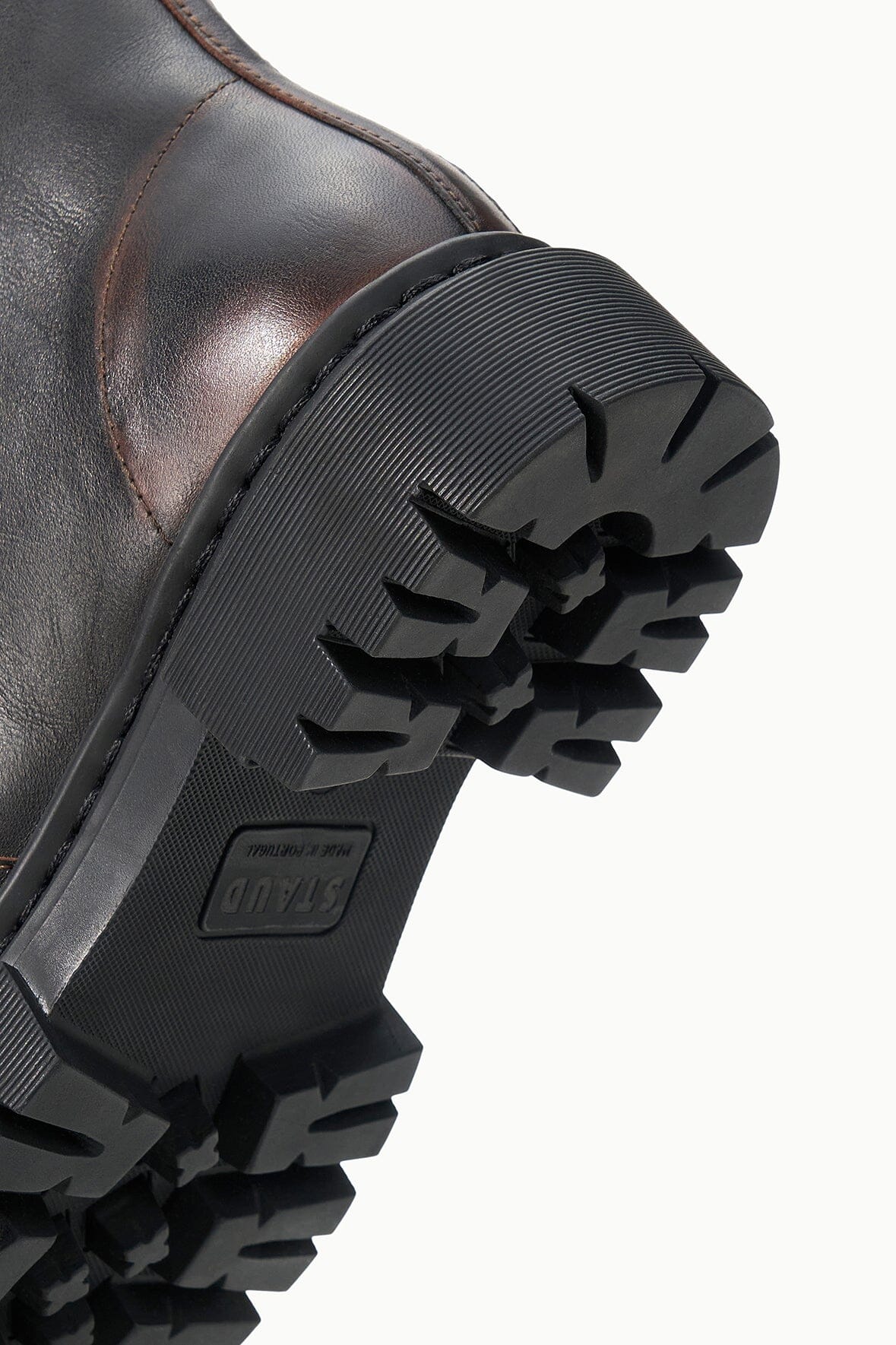 Miles Zip Ankle Boot | Espresso Distressed