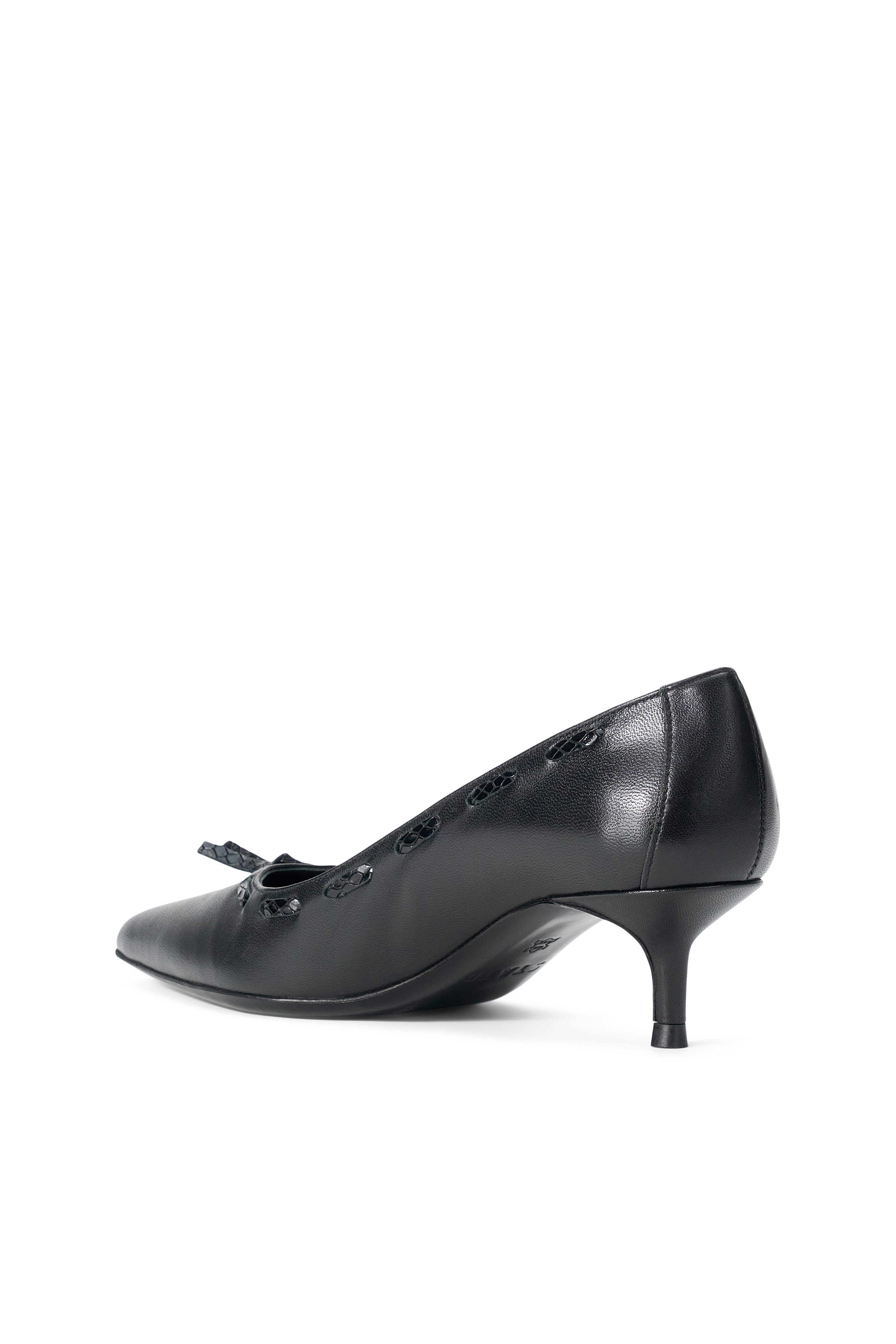 SEBASTIAN KITTEN HEEL PUMP | BLACK