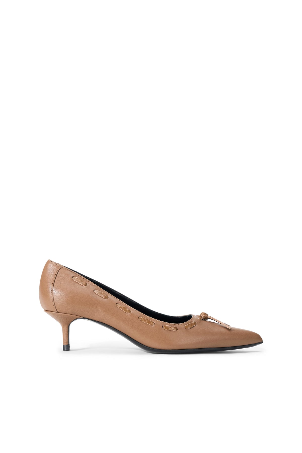 Sebastian Kitten Heel Pump | Husk