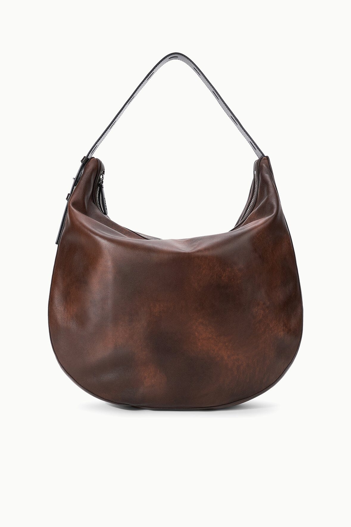 Levi Hobo Bag | Espresso Distressed