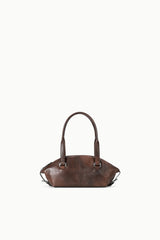 Hester Mini Shoulder Bag | Espresso Distressed