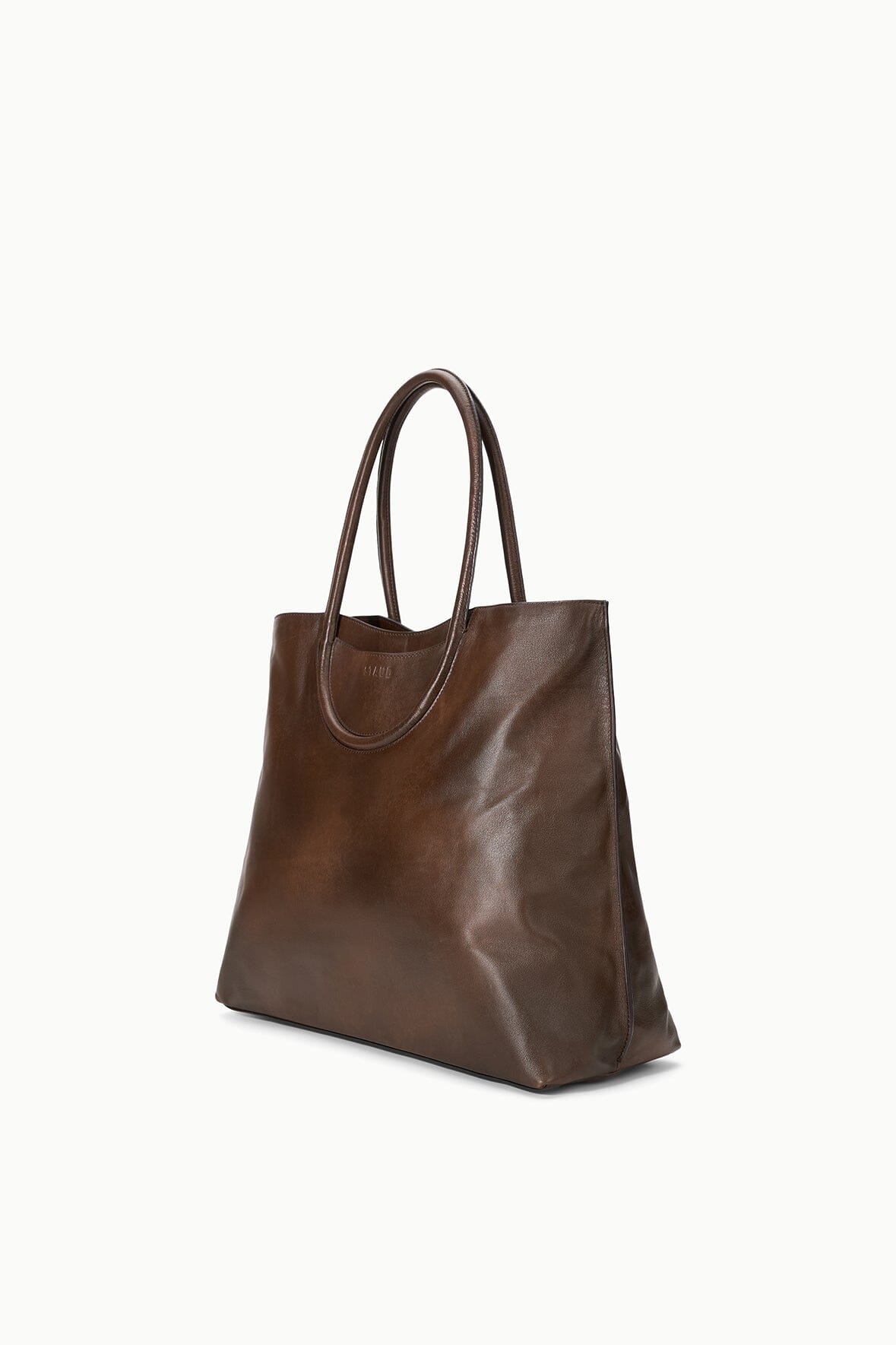 Maude North South Tote | Espresso Distressed