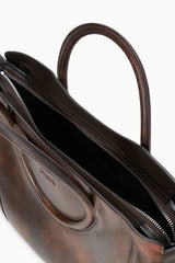 Maude Satchel | Espresso Distressed