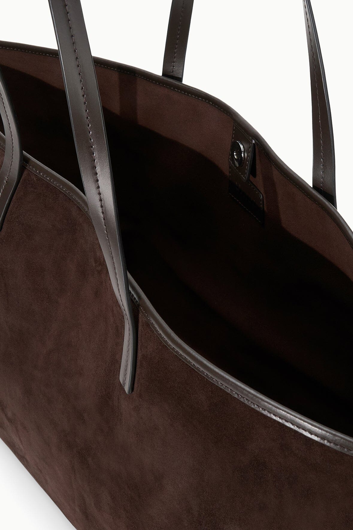 Christos Large Tote | Espresso Suede