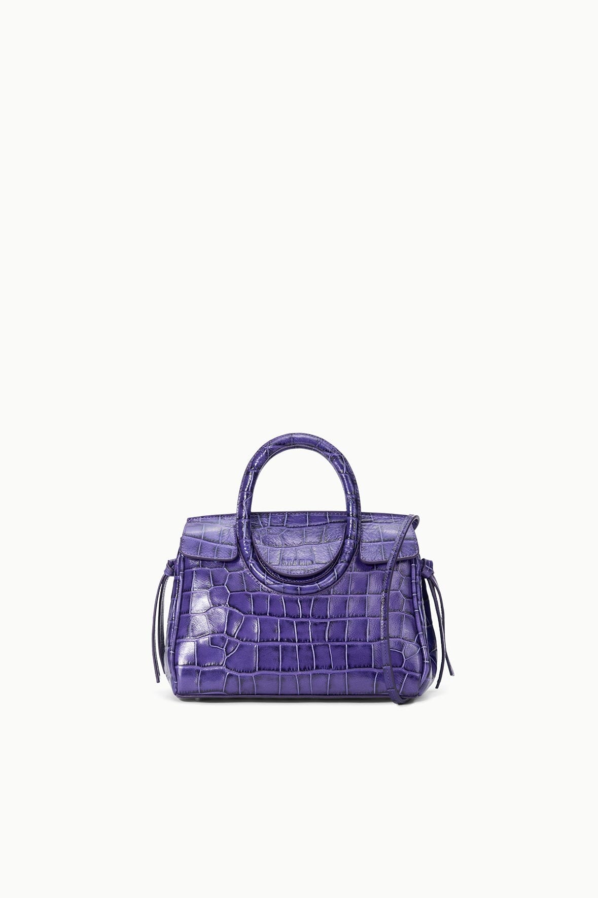 Maude Mini Carryall | Amethyst Croco