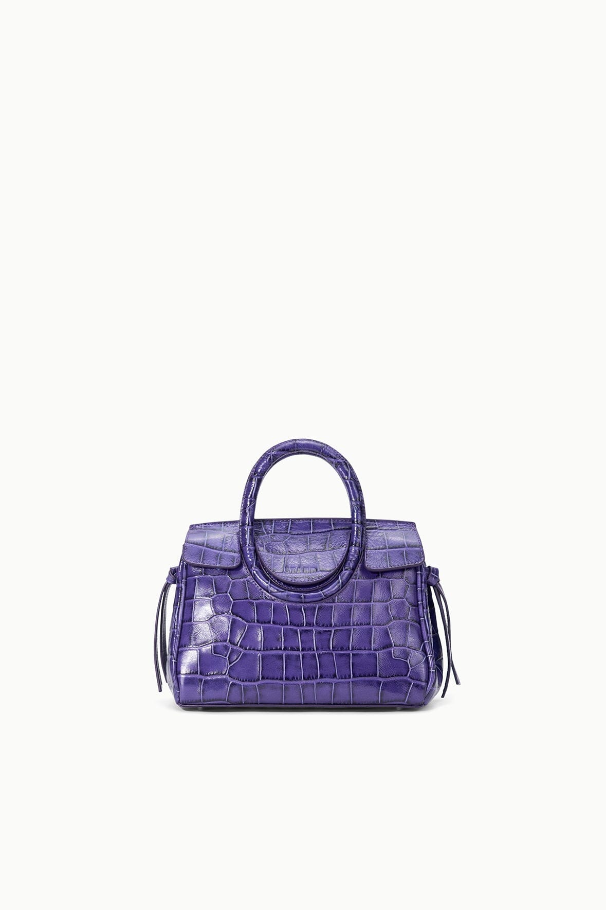 Maude Mini Carryall | Amethyst Croco
