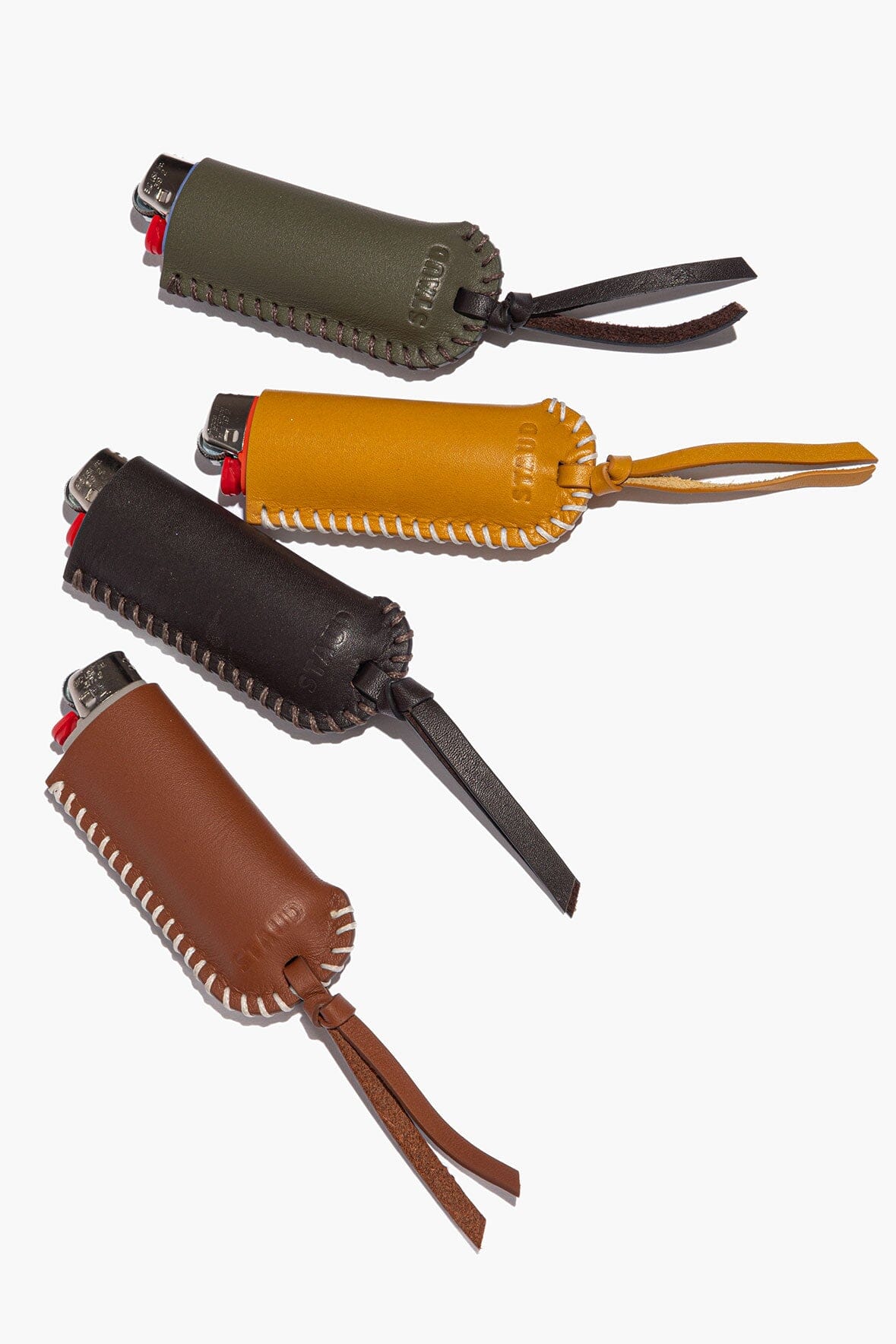 Pyre Leather Lighter Cover | Goldenrod