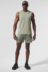 Conquer Muscle Tank - Limestone