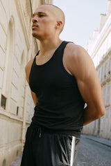 Everyday Modal Rib Tank - Black