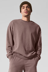 Chill Crew Neck Pullover - Mushroom