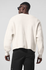 Scholar Cardigan Sweater - Ivory