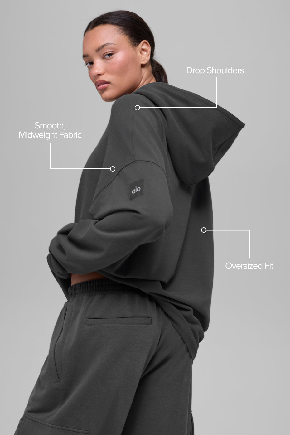 Double Take Hoodie - Anthracite