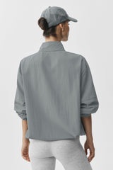 Light Weight Takeaway Track Pullover - Monument