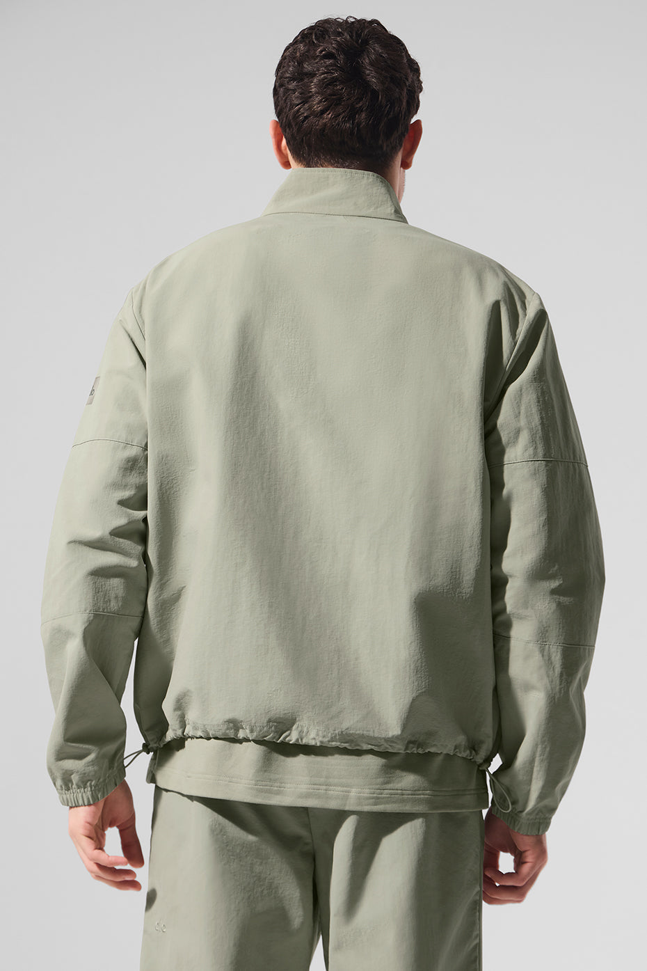 Light Weight Takeaway Track Pullover - Limestone
