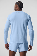ALO Vapor Crewneck Long Sleeve - Seashell Blue