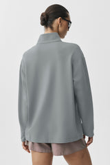 Double Take Long Sleeve 1/4 Zip - Monument