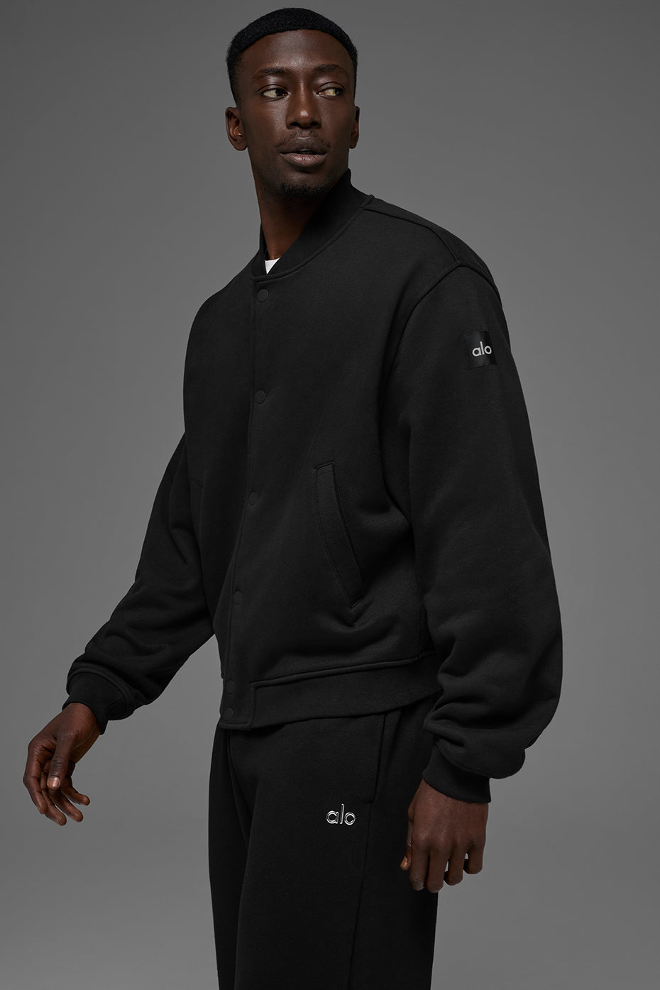 Renown Varsity Jacket - Black