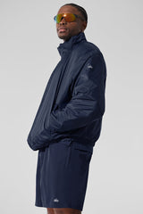 Latitude Light Weight 1/2 Zip Pullover Jacket - Navy