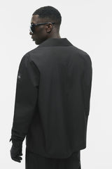 Alpha Shell Overshirt - Black