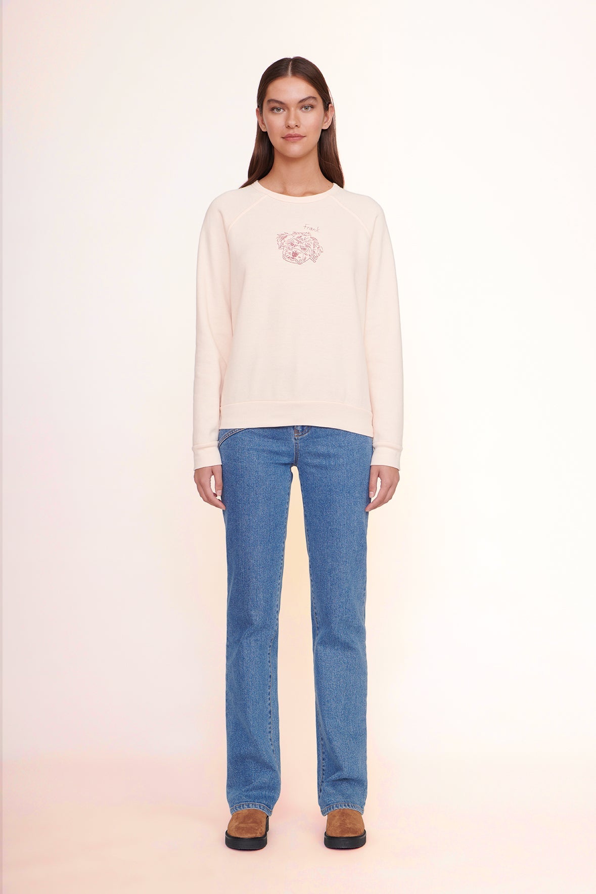 Custom STAUD x C.Bonz Sweatshirt | Pink