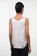 Yves Silk Tank | Ivory