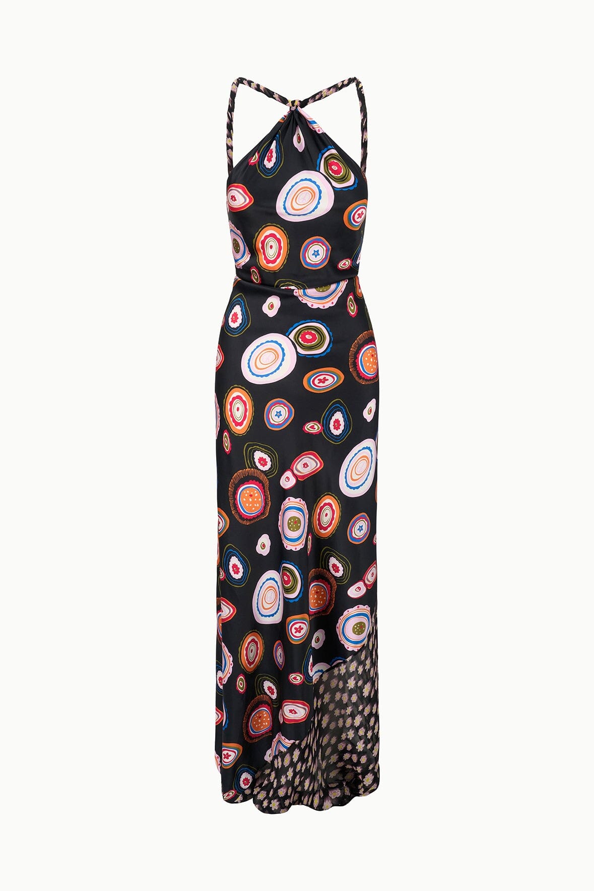 CHARLI SILK DRESS | MILLEFIORE MULTI