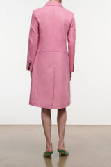 Wyatt Leather Coat | Wild Rose