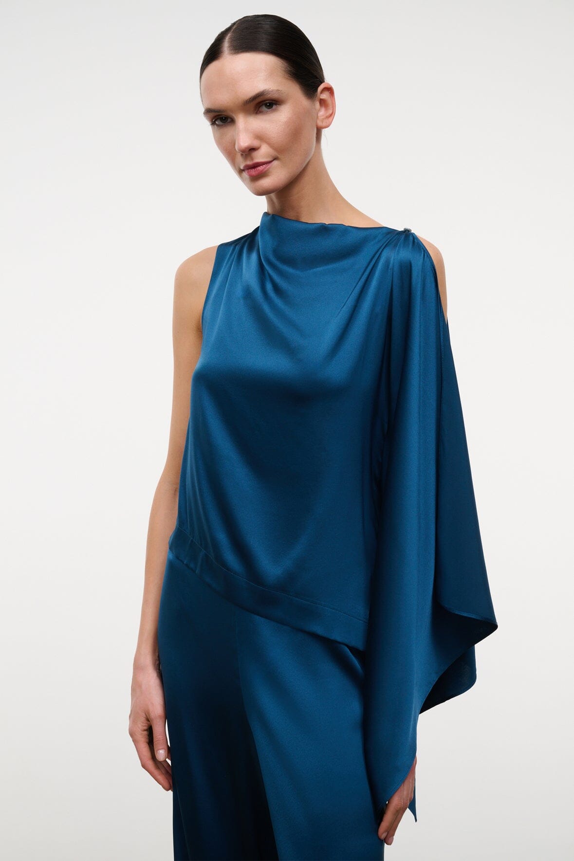 Sabina Silk Top | Harbor