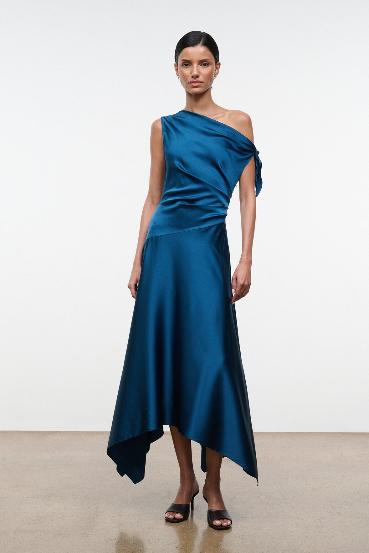 PORTIA SILK DRESS | HARBOR