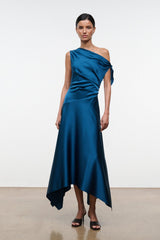 PORTIA SILK DRESS | HARBOR