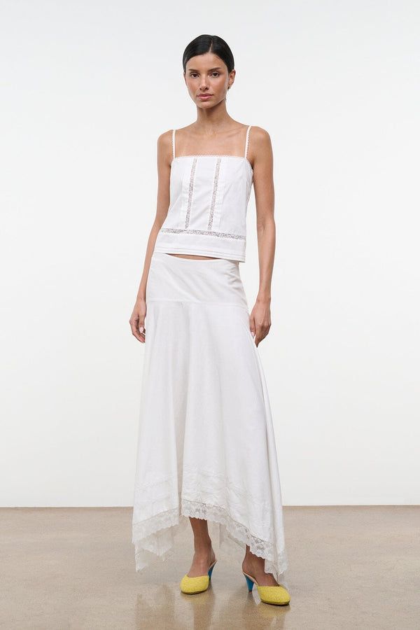 AINSLEY SKIRT | IVORY