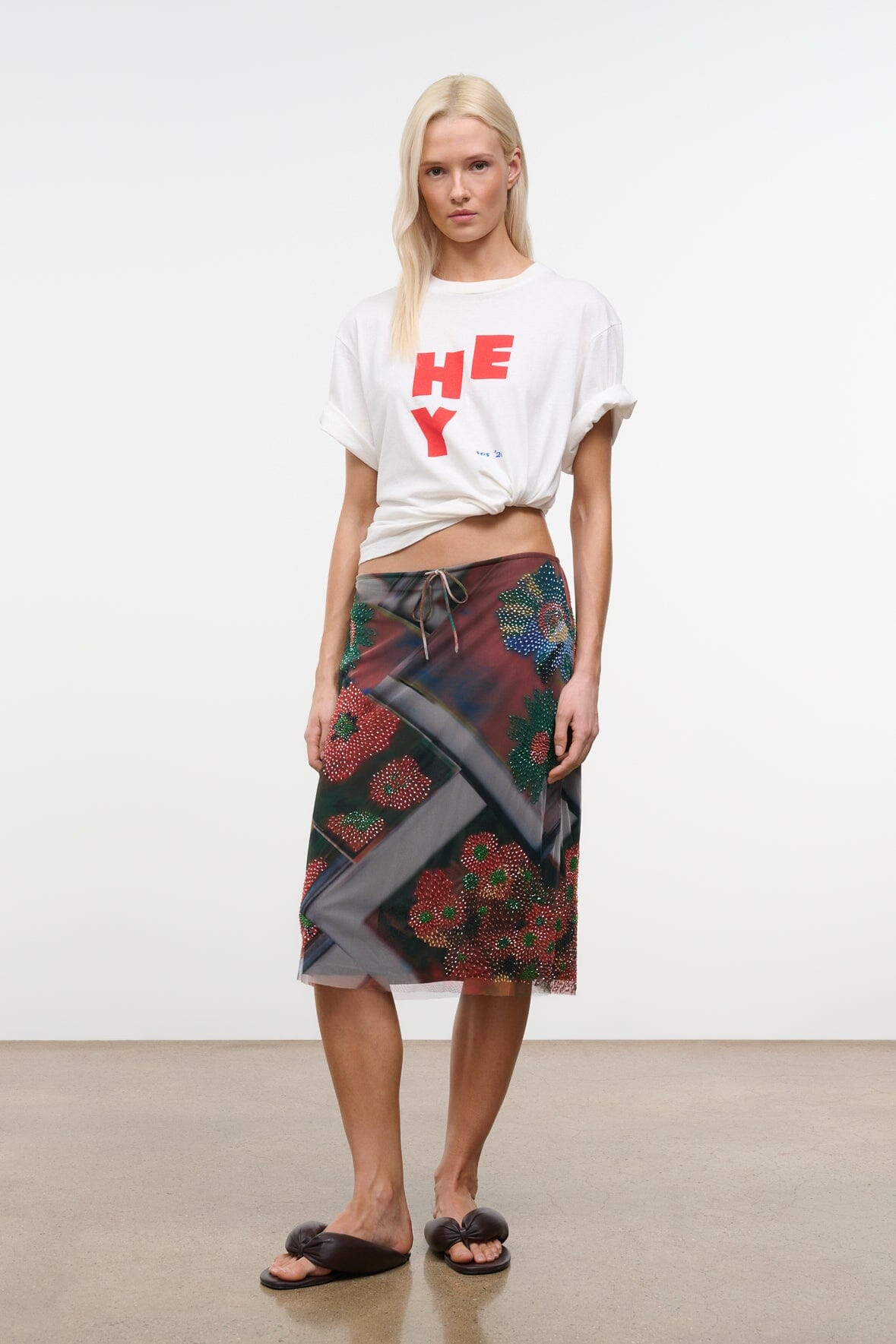 Lucia Skirt | Beaded Superbloom Scarf
