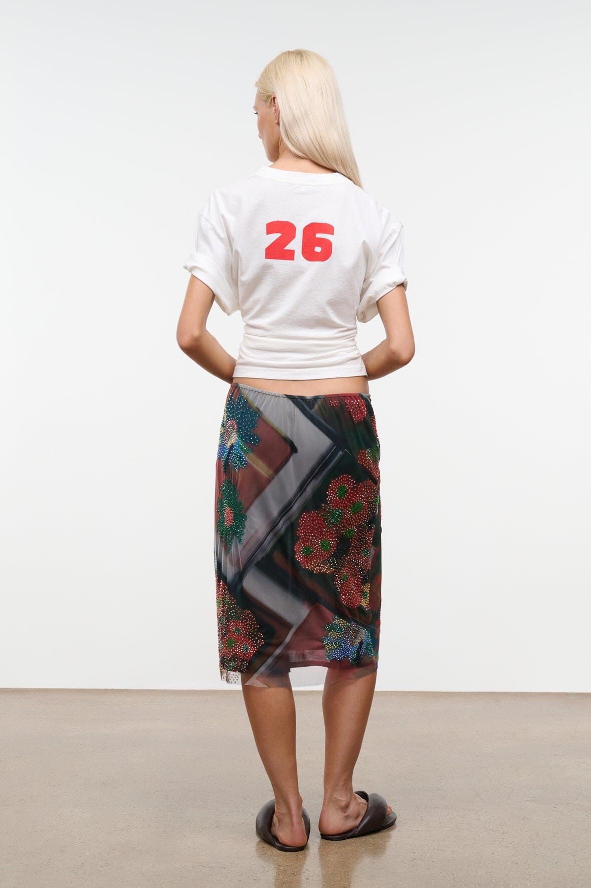 Lucia Skirt | Beaded Superbloom Scarf