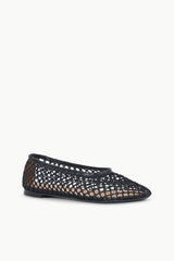 Alba Ballet Flat | Black Netting