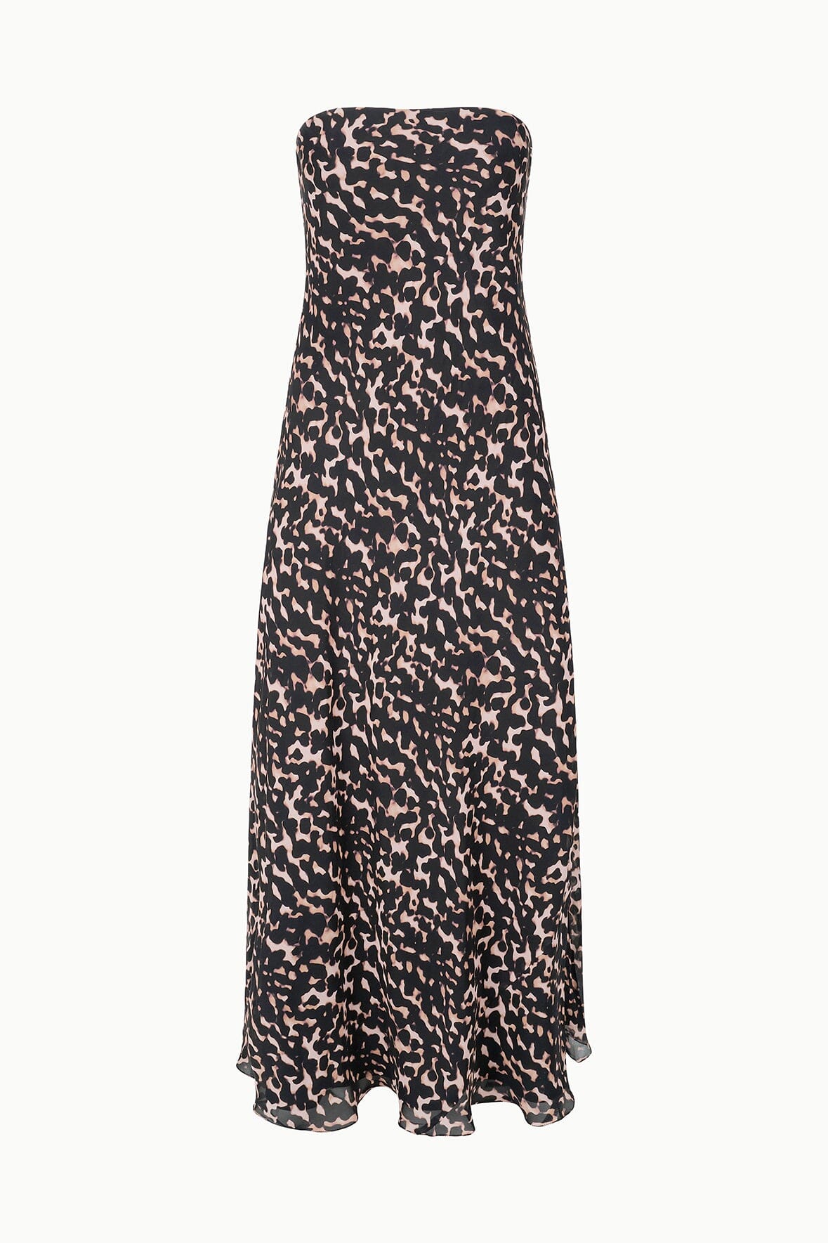 CASSIE SILK DRESS | TORTOISE