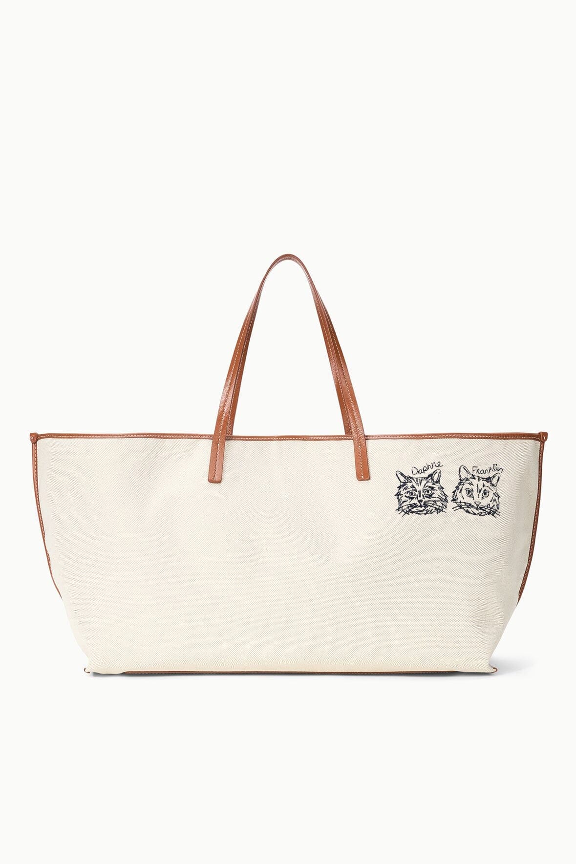 Custom STAUD x C.Bonz Christos Tote | Cream Tan