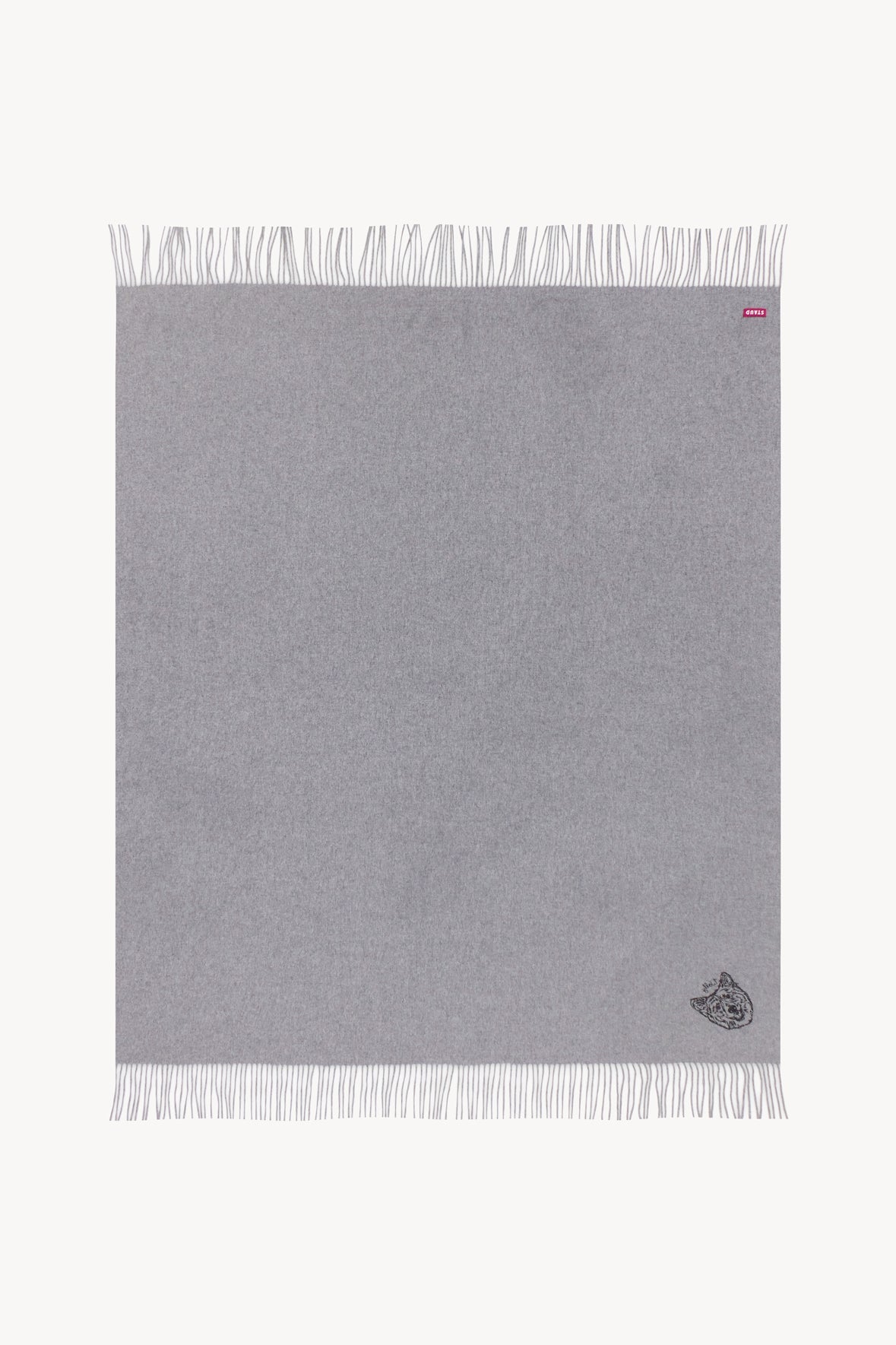 Custom STAUD x C.Bonz Cashmere Blanket | Grey