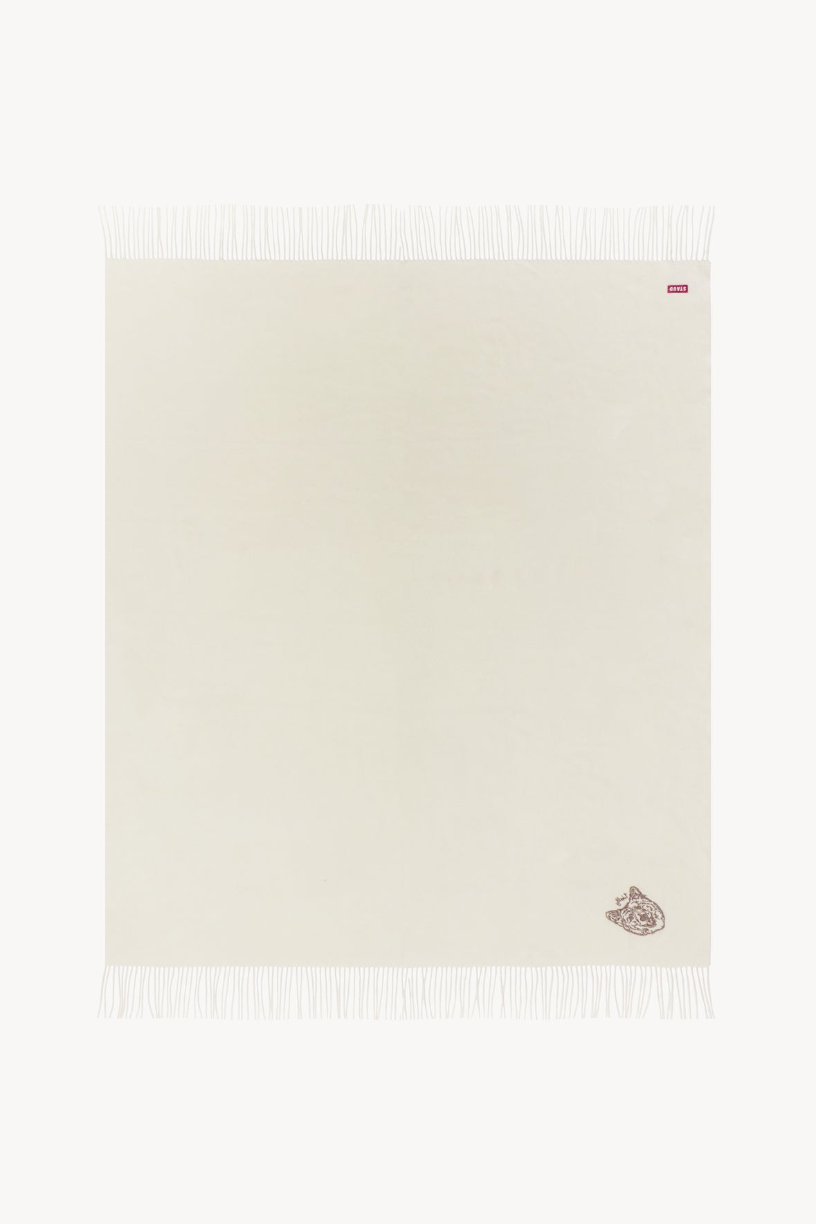 Custom STAUD x C.Bonz Cashmere Blanket | Ivory