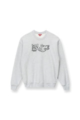 CUSTOM STAUD x C.BONZ OVERSIZED SWEATSHIRT | GREY