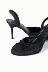 Alba Slingback High Heel | Black