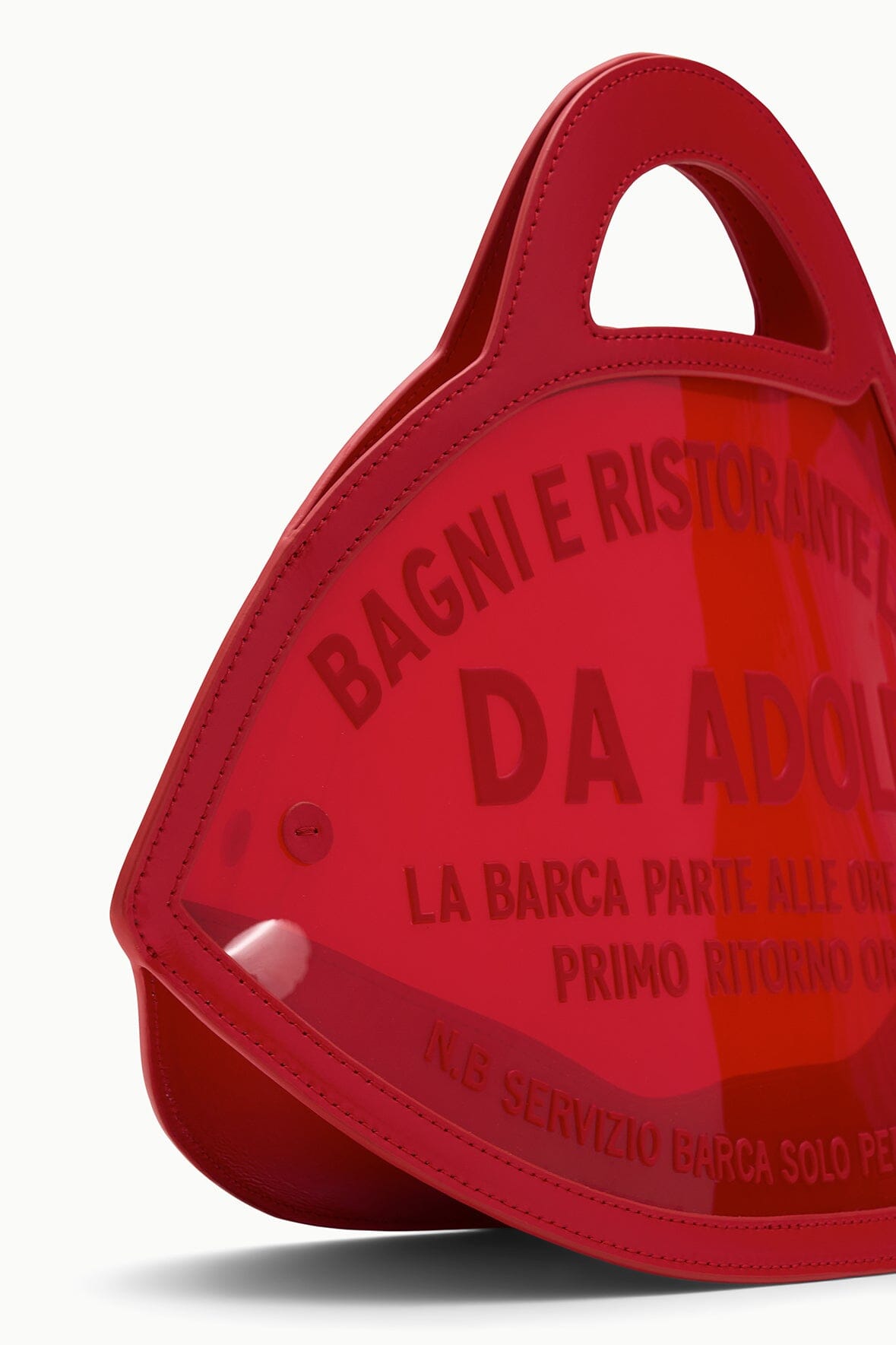 Cleo Fish Bag x Da Adolfo | Red Rose