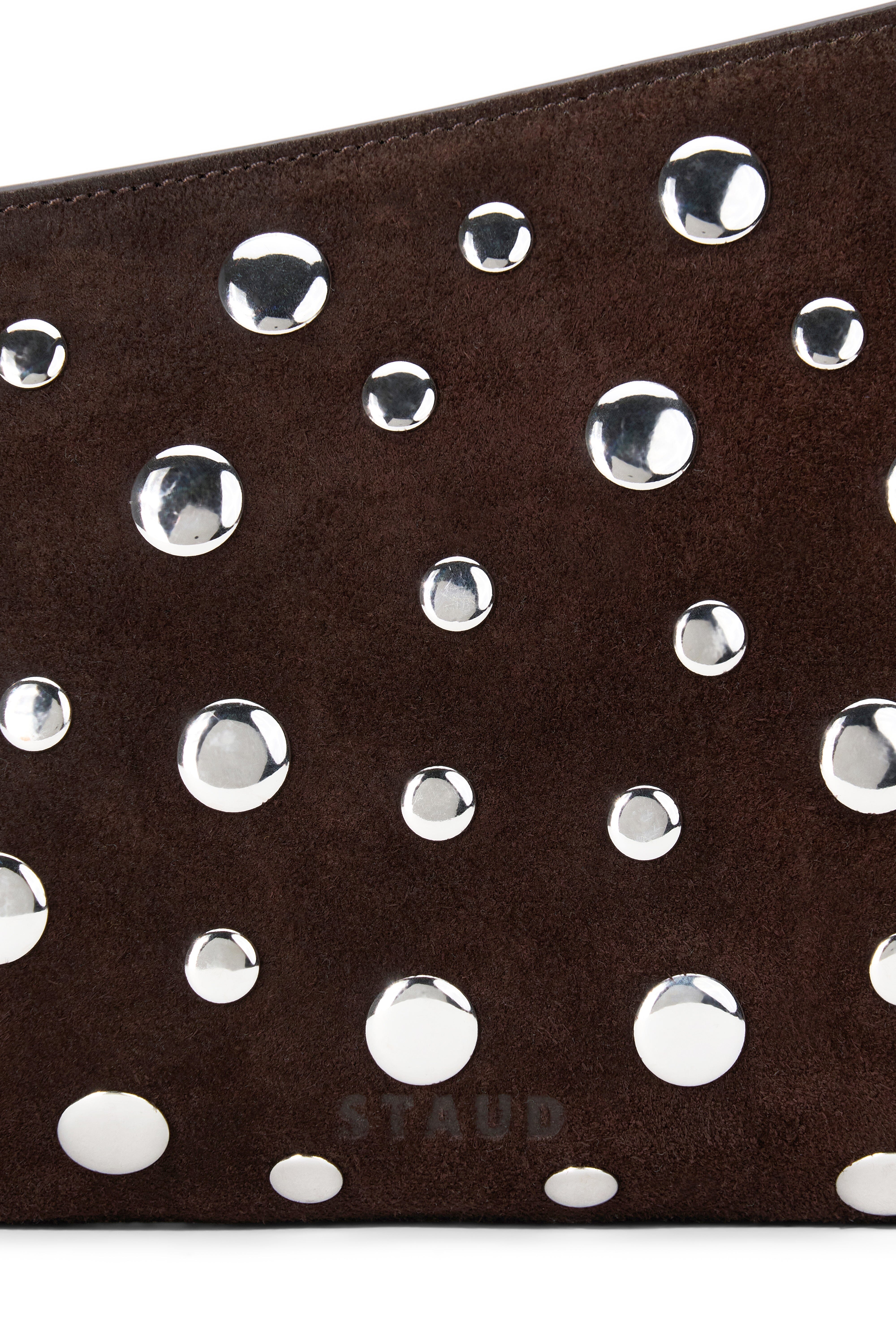 Dani Mini Shoulder Bag | Espresso Studs