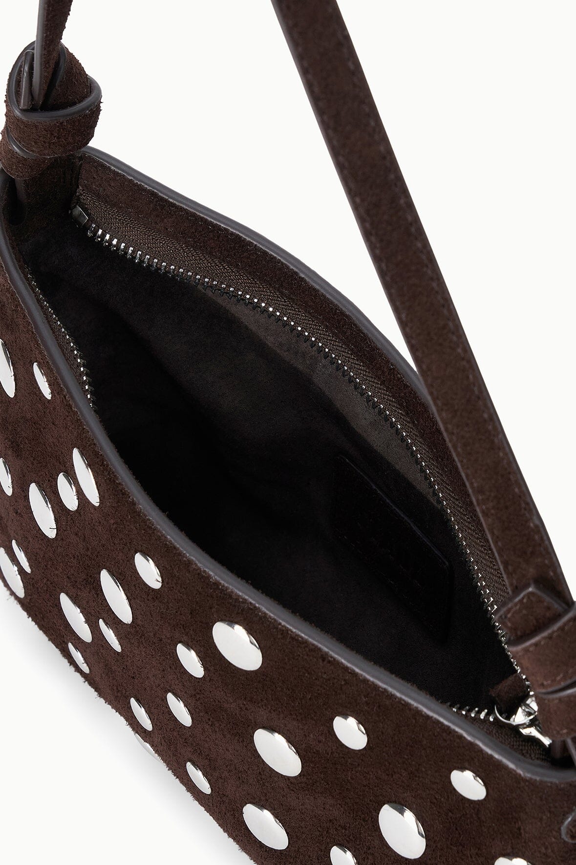 Dani Mini Shoulder Bag | Espresso Studs