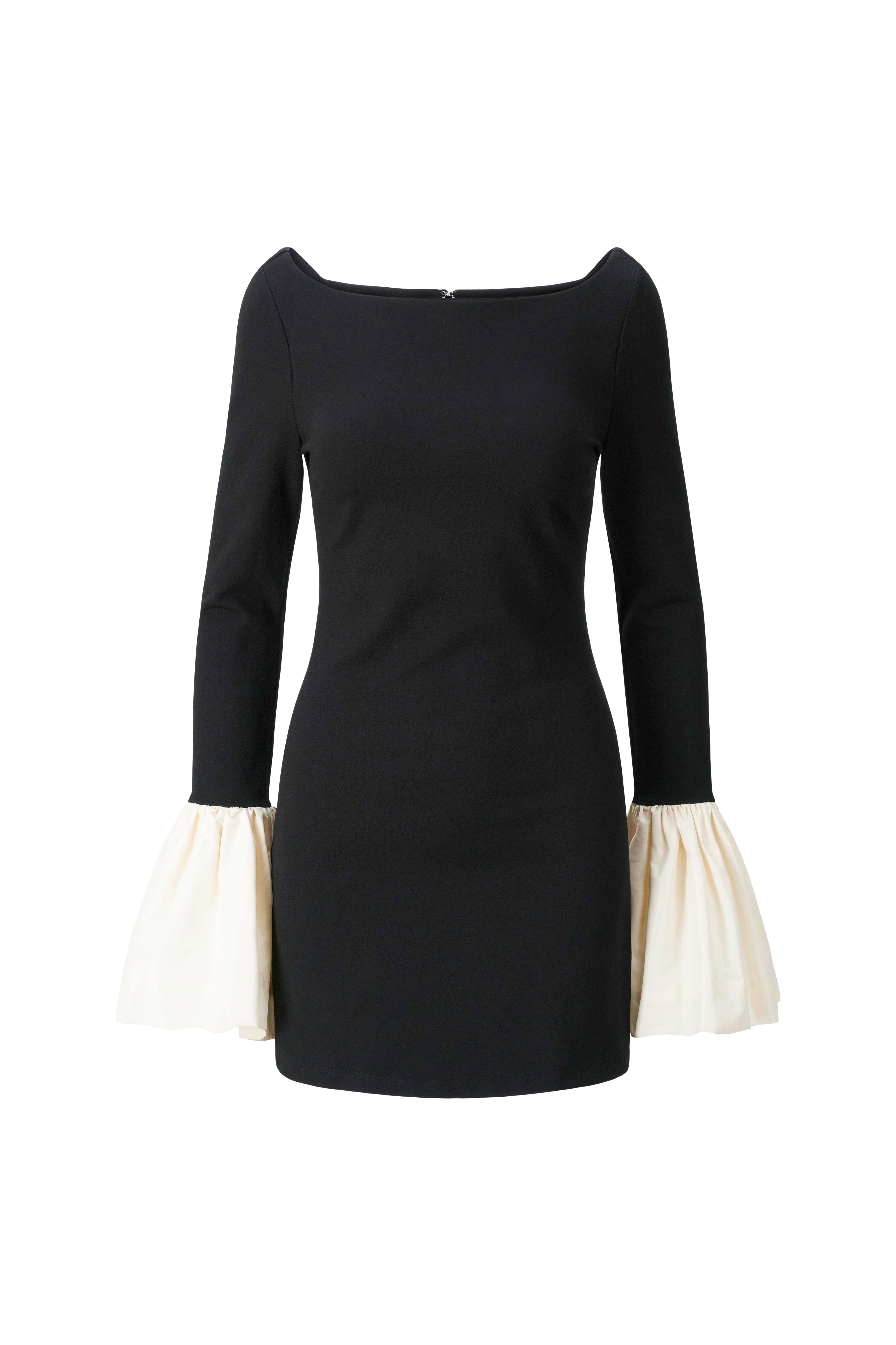 HAWTHORNE DRESS | BLACK IVORY