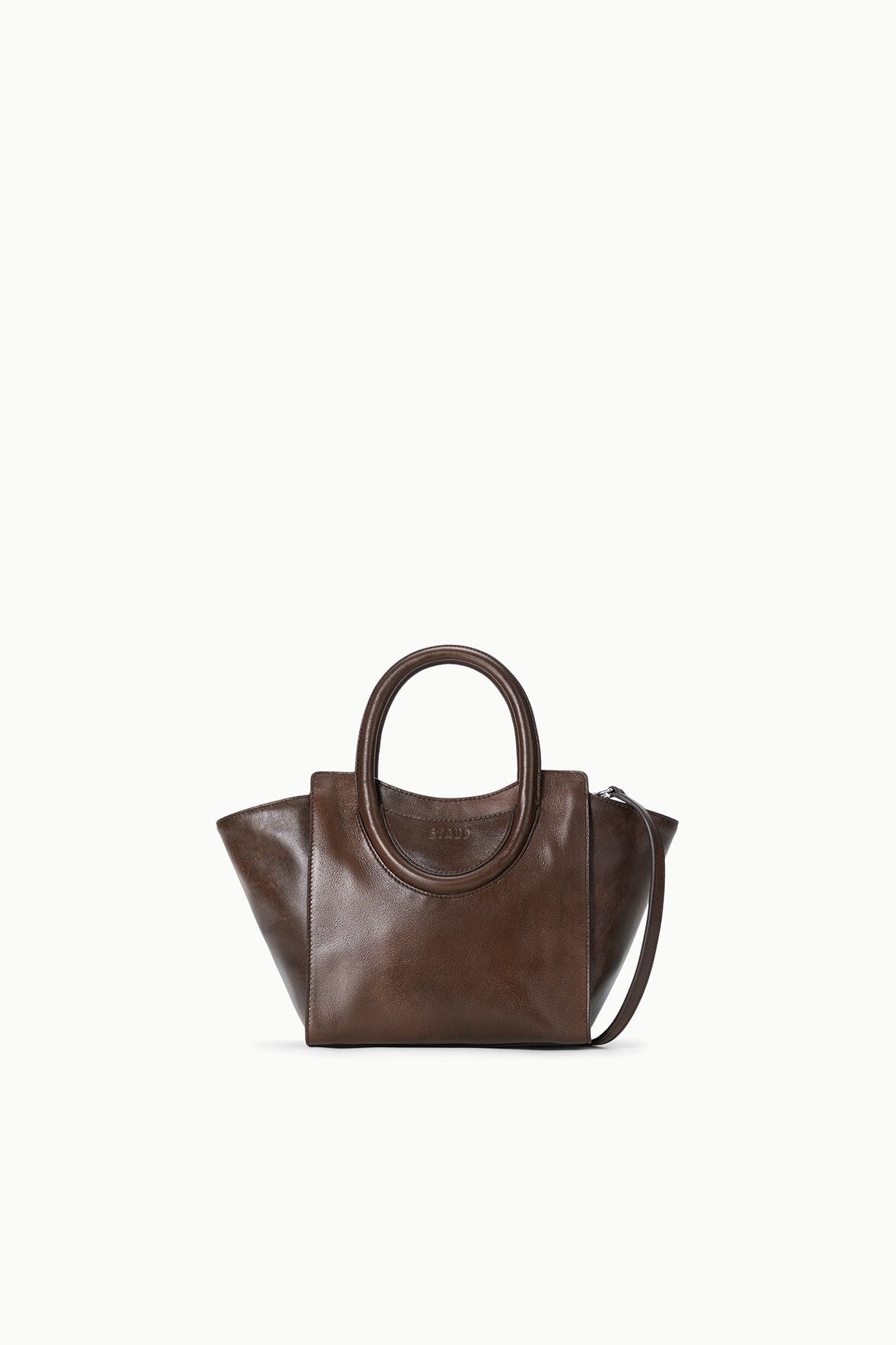 Maude Mini Tote | Espresso Distressed
